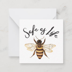 Safe As Life Card