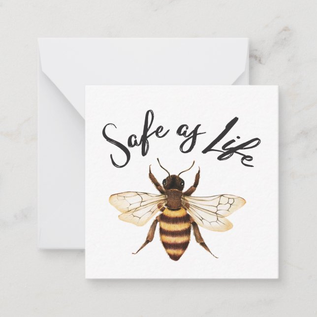Safe As Life Card (Front)