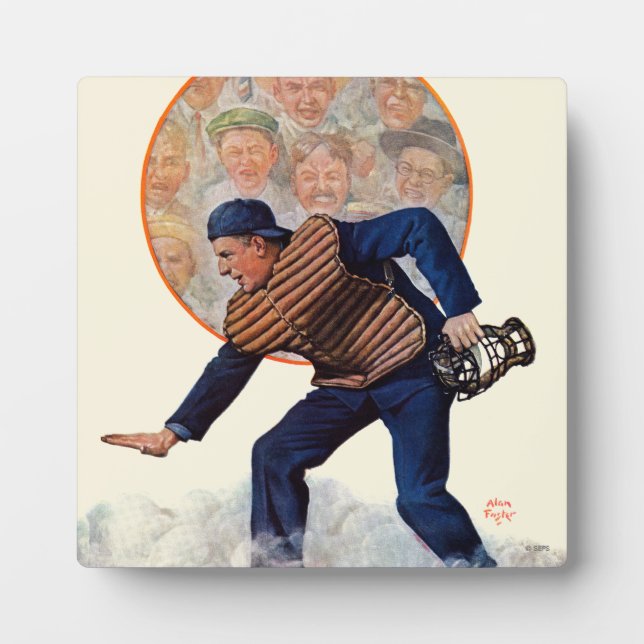 Safe at the Plate Plaque (Front)