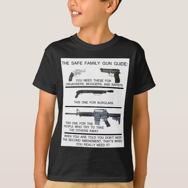 SAFE FAMILY GUN GUIDE T-Shirt (Front)