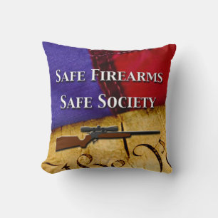Safe Firearms, Safe Society Cushion