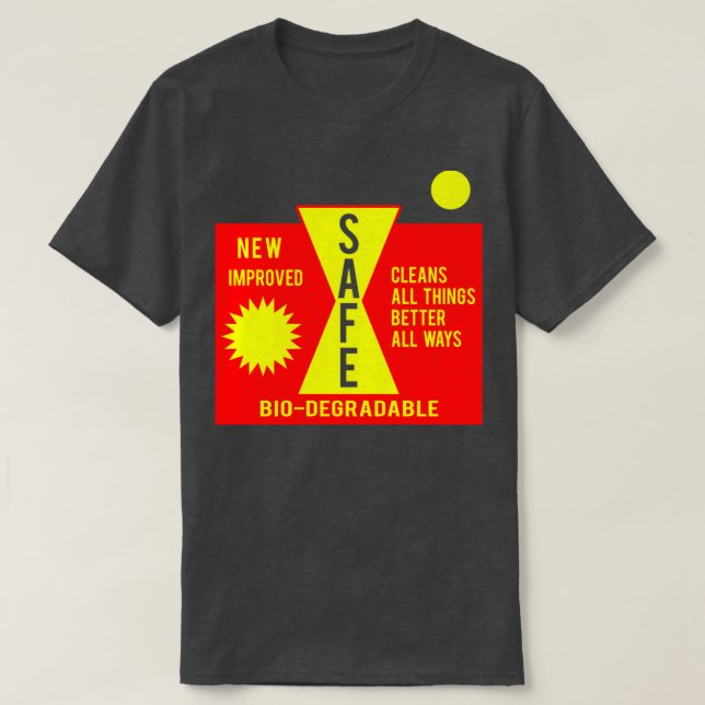SAFE laundry detergent from the Brady Bunch T-Shirt (Design Front)