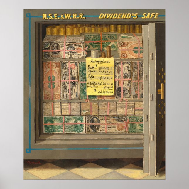 Safe Money - Victor Dubreuil Fine Art Poster (Front)