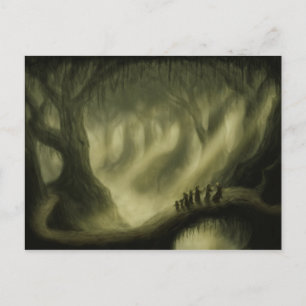 safe passage fantasy landscape postcard