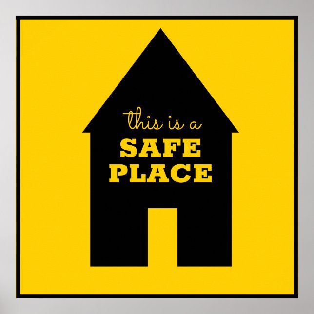 Safe Place Sign (Front)