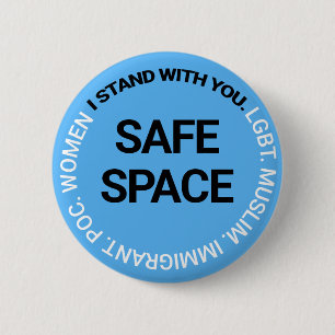 Safe Space for Everyone 6 Cm Round Badge