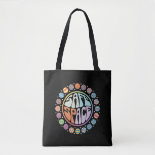 Safe Space LGBTQ Friendly Pride Support Proud Ally Tote Bag