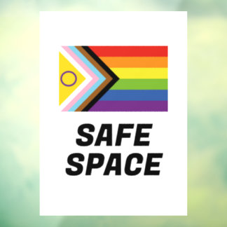 Safe Space LGBTQ Inclusive Progressive Pride Flag