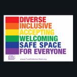 Safe Space Poster<br><div class="desc">Safe Space Poster by True Colours United</div>
