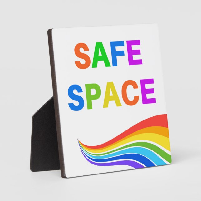 Safe Space Tabletop Plaque (Front)