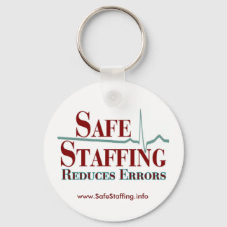 Safe Staffing keychain