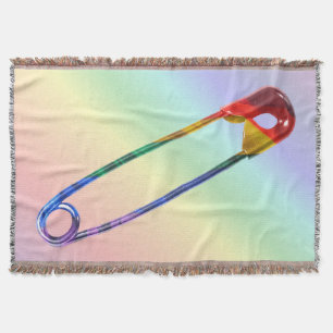 Safe-ty Pin Throw Blanket