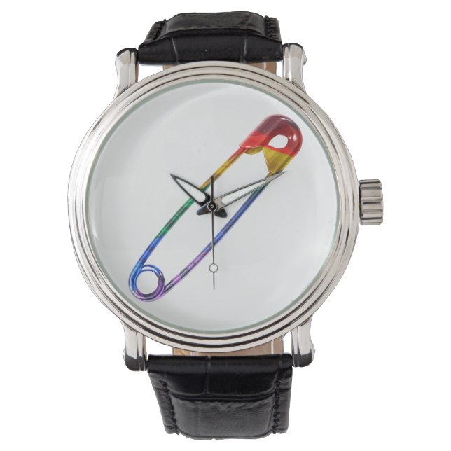 Safe-ty Pin Watch (Front)