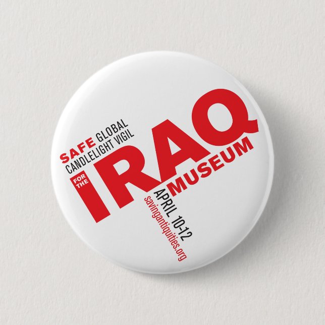 SAFE VIGIL button (with red logo) (Front)