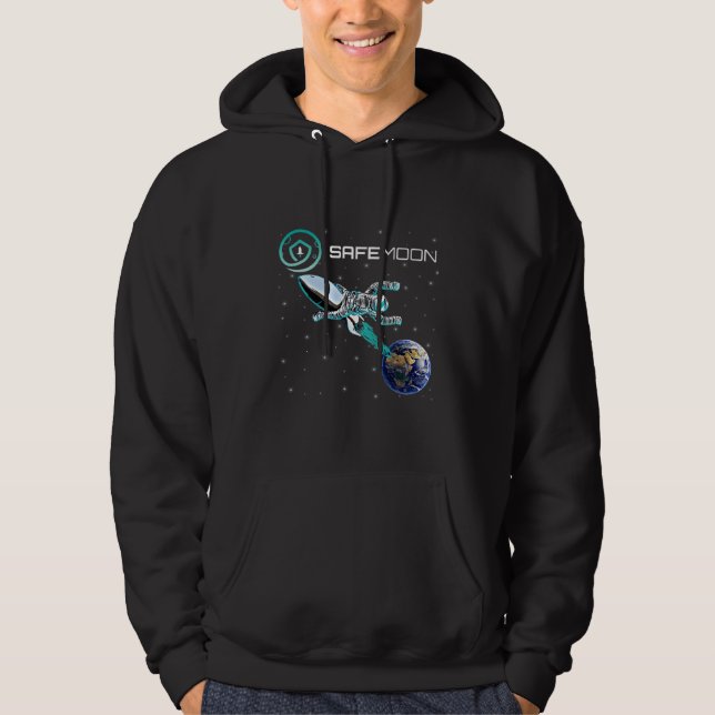 Safemoon Space Astronaut Safe Moon Premium Hoodie (Front)