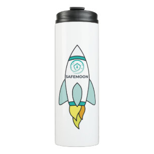 Safemoon To The Moon Rocket Thermal Tumbler