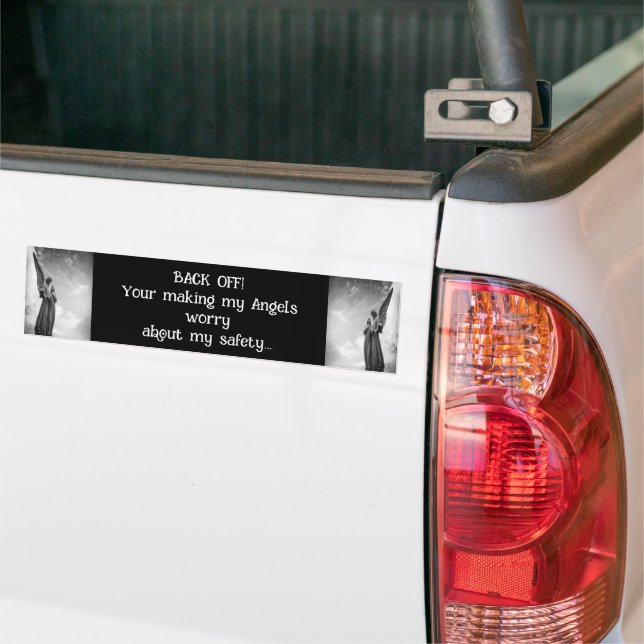 Safety Angels Bumper Sticker (On Truck)