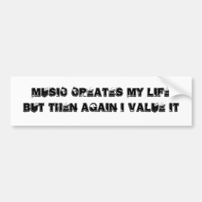 Safety Bumper Sticker (Front)