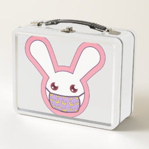 Safety Bunny Metal Lunch Box