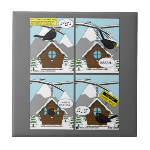 Safety First Comic Ceramic Tile