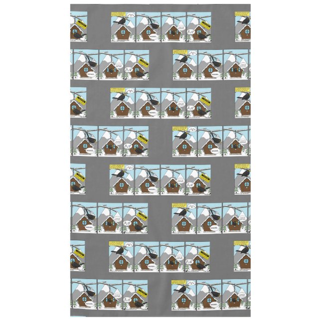 Safety First Comic Tablecloth (Front)