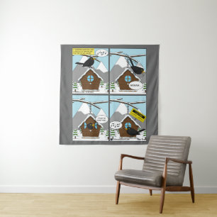 Safety First Comic Tapestry