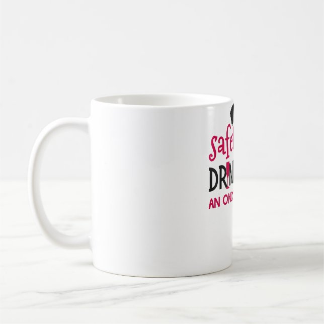 Safety First Oncology Nurse Funny Nurses Week Gift Coffee Mug (Left)
