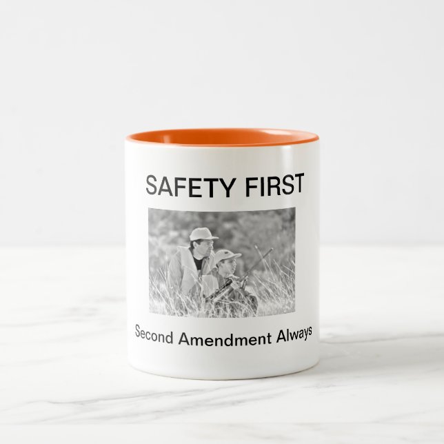 SAFETY FIRST- Second Amendment Always- Mug (Center)
