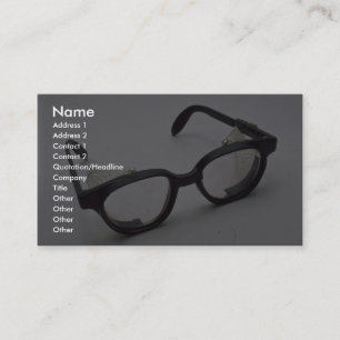 Safety glasses business card