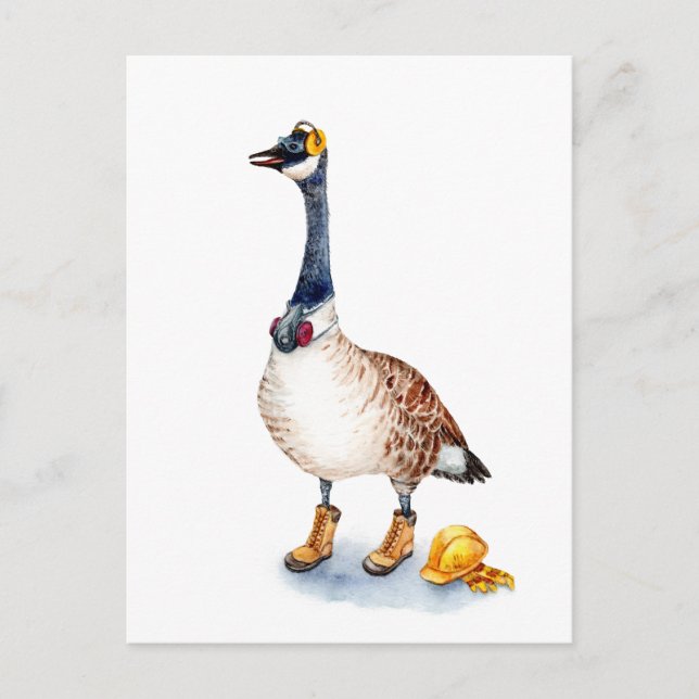 Safety Goose Postcard (Front)