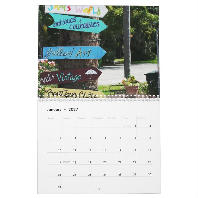 Safety Harbour Florida 2013 Calendar (Jan 2027)