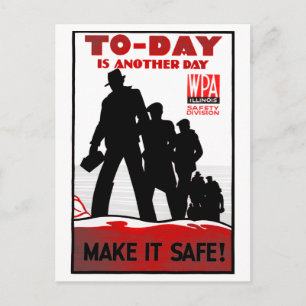Safety in the Workplace Postcard