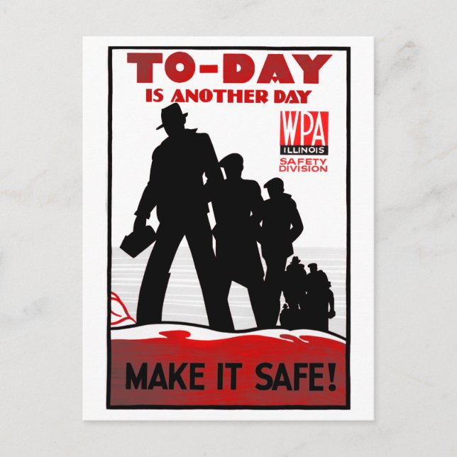 Safety in the Workplace Postcard (Front)