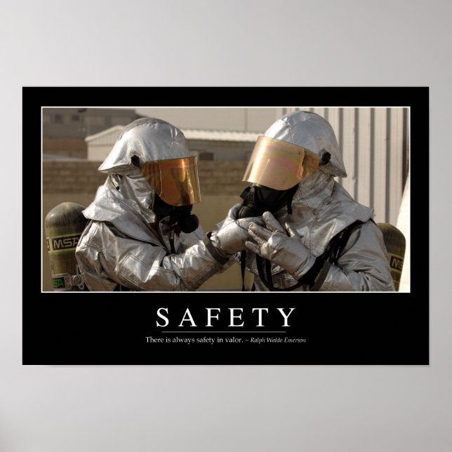Safety: Inspirational Quote Poster (Front)