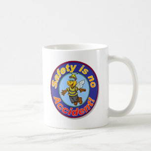 Safety is no accident. coffee mug