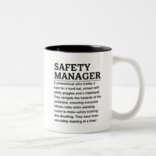 Safety manager Two-Tone coffee mug