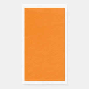 Safety Orange Solid Color Napkin