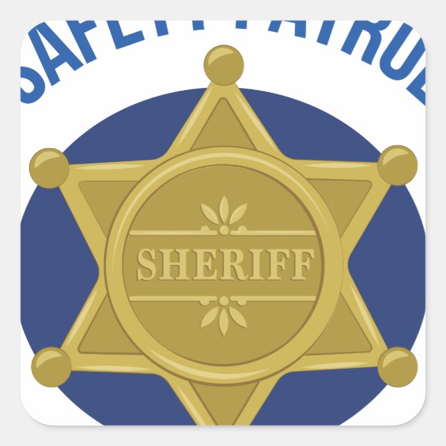 Safety Patrol Square Sticker (Front)