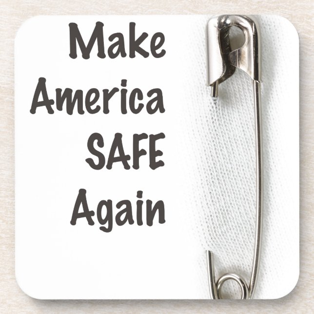 Safety Pin Coaster (Front)