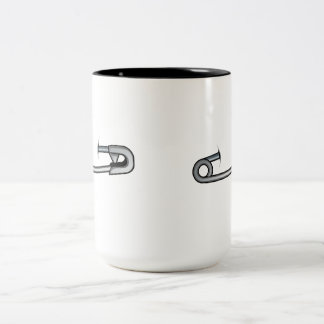 Safety Pin - Cups+ Two-Tone Coffee Mug