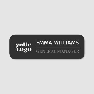 Safety Pin Office Employee Custom Name Tag