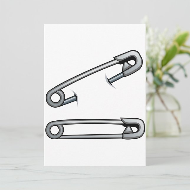 Safety Pins Invitations (Creator Uploaded)