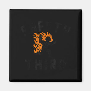 Safety Third Funny Running Man Design Magnet