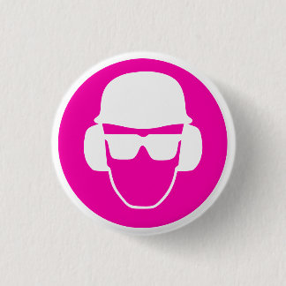 #SafetyGirl branded merchandise 3 Cm Round Badge