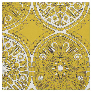 saffreya ochre fabric