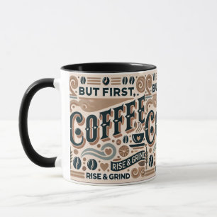 "Saffron Bliss: A Minimalist Coffee Mug 