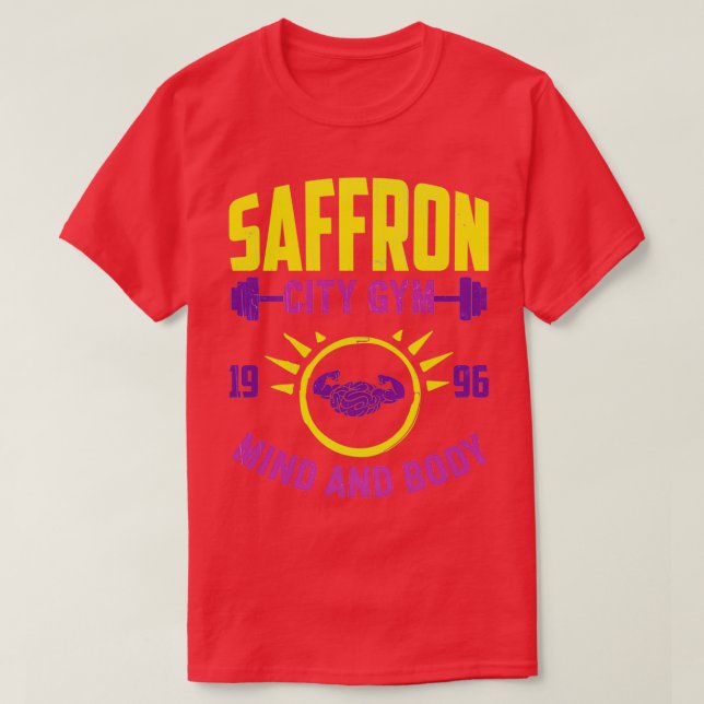 Saffron City Gym Mind And Body T-Shirt (Design Front)