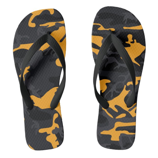 Saffron Highlights Camo Thongs (Footbed)