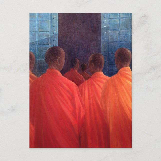 Saffron Monks Postcard (Front)