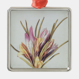 Saffron or Crocus, from 'La Guirlande de Julie' Metal Ornament